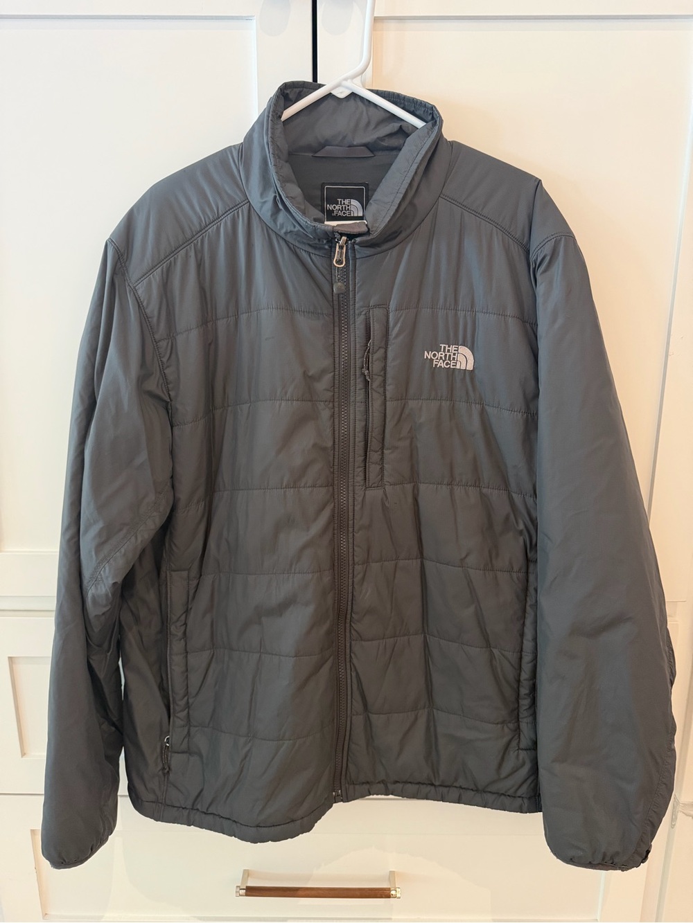 The North Face Men’s Charcoal Gray Quilted Puffer Jacket